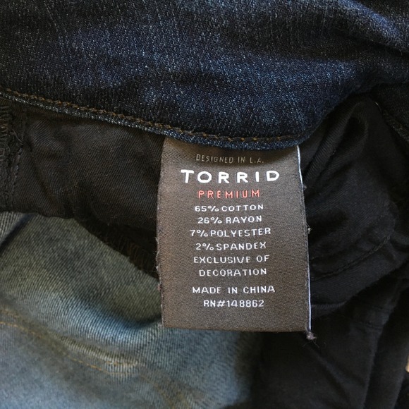 Torrid Premium Dark Wash Skinny Jegging Jeans Women Size 20S - Picture 8 of 8